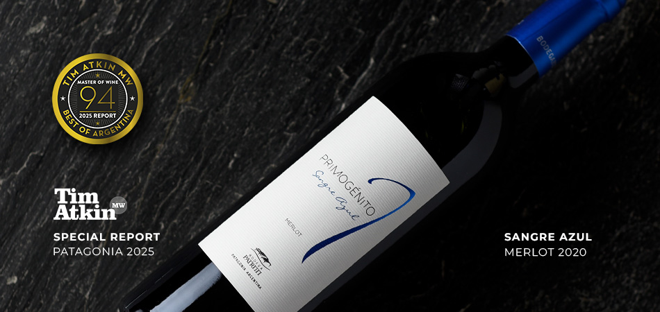 Bodega Patritti - Puntaje Tim Atkin 2025 - Sangre Azul, Merlot 2020.